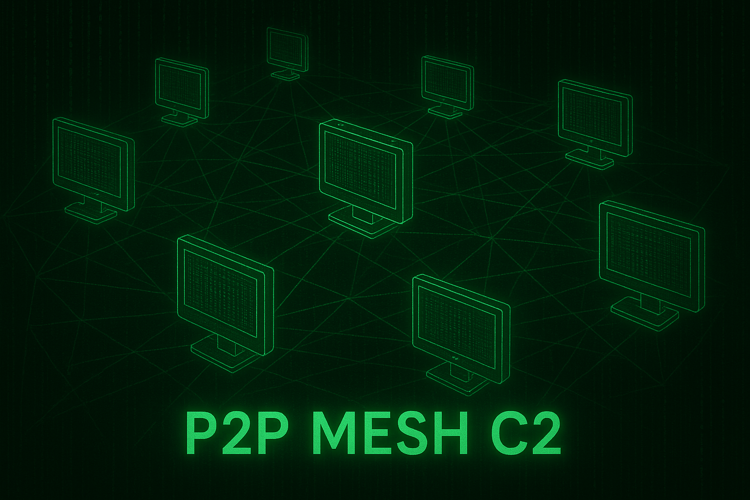 A network mesh of implants